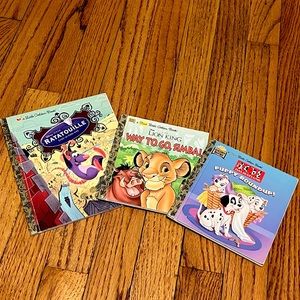 Disney Little Golden Book Bundle (3 Books)